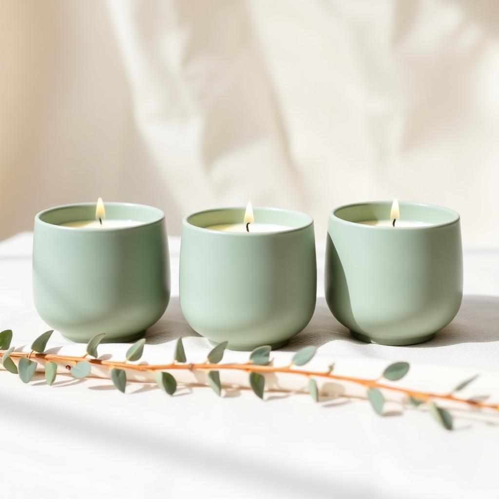 Eucalyptus Soy Candle Set